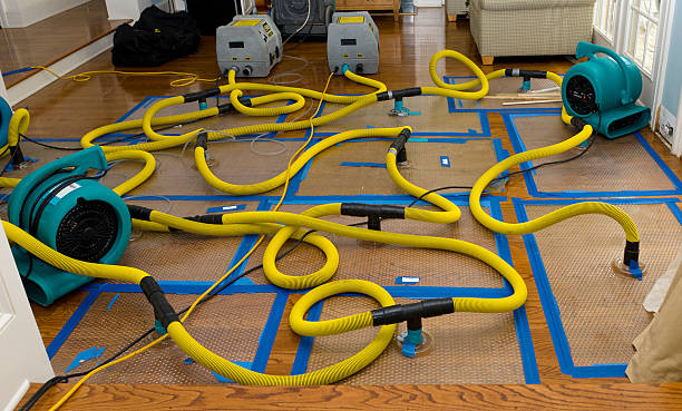 Professional Burst Pipe Water Damage technician working in Cedar Mountain, NC
